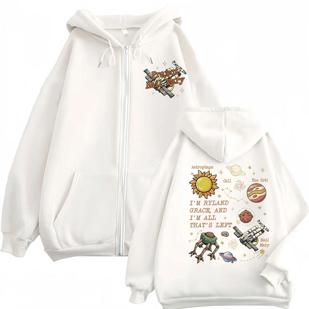 Rocky Project Hail Mary Inspired Amaze Amaze Amaze Zip Up Hoodies Coats Jacket Men Women Fashion Sweatshirt
