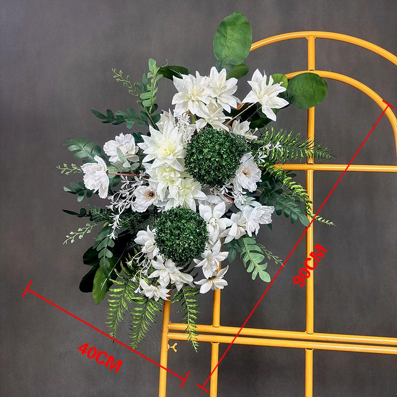 Silk Floral Wedding Aisle & Wall Decoration