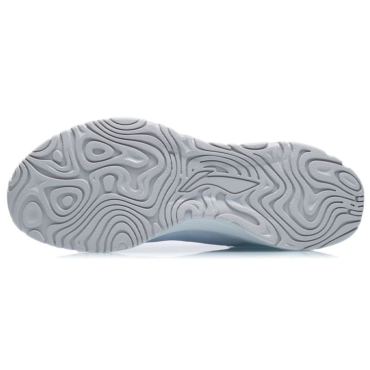 Li Ning Yue Ying Essential Reflective Rebound Shock Absorption Low Top Running Shoes Men Sneakers Standard-White ARHR103-1