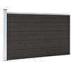 WPC Fence Panel 175 X 105 Cm Black