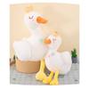 Cute Swan Plush Toy Crown Duck Doll Stuffed Animal Puppet Child Comfort Sleep Pillow