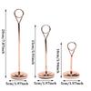 Round Shape Metal Card Holders Table Number Holders Photo Stands Memo Clip Wedding Birthday Party Supplies Note Clamp Stand