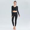 Autumn and Winter New Yoga Suit Women Sports Fitness Underwear Tight Elastic Pants Yoga Three-piece Suit