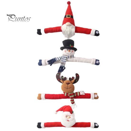 Curtain Buckle Curtain Holder Indoor Curtain Decoration Three-dimensional Santa Claus Curtain Tie Elk Snowman Shape Family Christmas Atmosphere