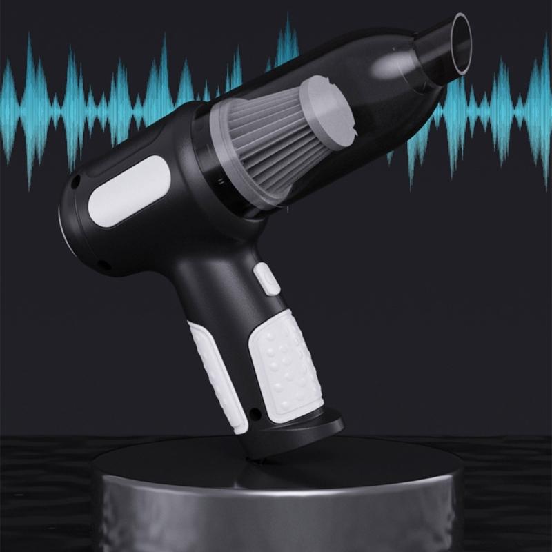 Low Noise Designs Portable Rechargeable Car Vacuum Cleaner Handheld High Speed Motor Dry Wet Electric Dust Cleaning Tool