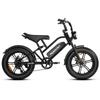 Bicicletta Elettrica Mukkpet Racer Motore 250W Ruote Grasse 20" Full Sospensioni E-bike per Adulti Velocità Massima 25km/h Freni a Doppio Disco 48V 18AH 7 Velocità