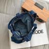 Denim Crossbody Bag Women's Large Capacity Messenger Bag Student Shoulder Tote Bag