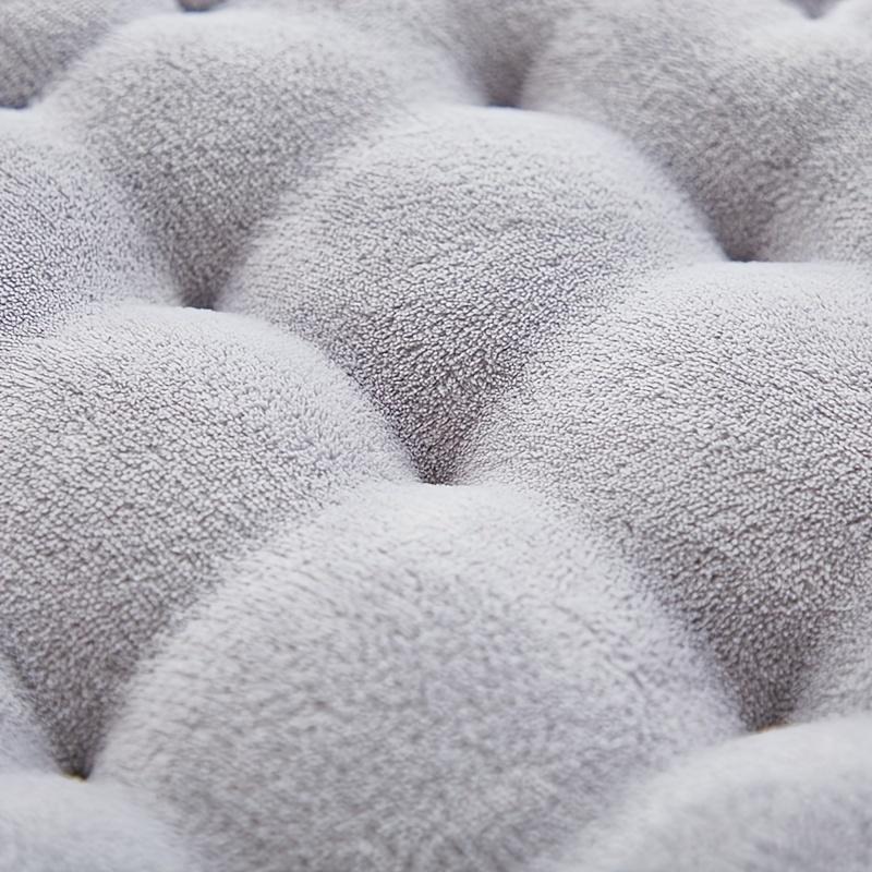 [Cuscino Morbido per Meditazione] 1 pz Morbido Cuscino in Peluche per Meditazione, Cuscino Rotondo in Poliestere per Sedia | Design Trapuntato con Bottoni, Imbottitura 100% Fibra di Poliestere, Versatile