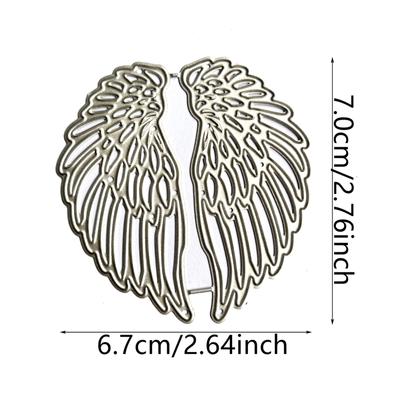 Vleugel Metalen Stansmessen DIY Craft Koolstofstaal Embossing Sjabloon Stencil Scrapbooking voor Kaart Die Cuts Mold Decoratie