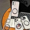 Magnetic Clear Phone Case for Samsung Galaxy A05,A04e,A04 Card Insert DIY Photo Holder Soft TPU Cover