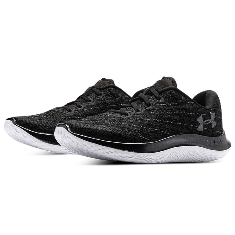 Under Armour Flow Velociti Wind Comfortable Trendy Versatile Fabric Low-Top Casual Running Shoes Women sneaker Black 3025222-001