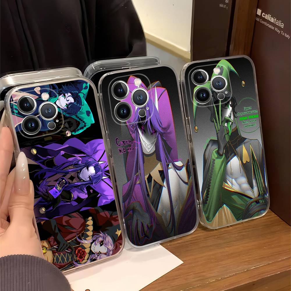 The Freak Circus Pierrot Game Fit For iPhone 16 15 Promax Phone Case iPhone 14 11 12 High end 13 Pro Silicone