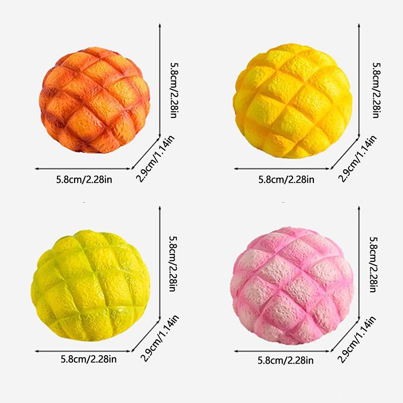 Cute Slow Rising Squishy Bread Oversized Pineapple Bun Stress Relief Toy Prank Gift