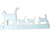 Creative Wall Decoration Pendant Exquisite Animals Figure Sculptures Cat Family Hanging  Lawn