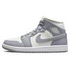 Jordan Air Jordan 1 Mid Leather Slip Resistant Abrasion Resistant High top Vintage Basketball Shoes Women's Green BQ6472-115(Team24-)