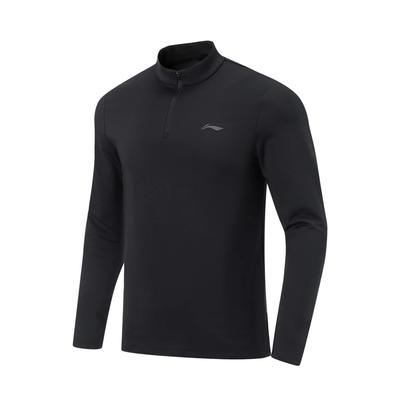 Minimalist Stand Collar Breathable Casual Long Sleeve T-Shirt Men Tops ATLV321-1