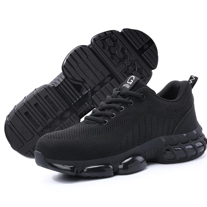 Safety Work Sneakers Steel Toe Shoes For Men Puncture-Proof Labor Shoes Indestructible Male Footwear Security Boots Lightweight