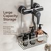 Convenient Toilet Shower Rack with No Drilling Installation Bathroom Storage Basket for Shower Room and Bath Products