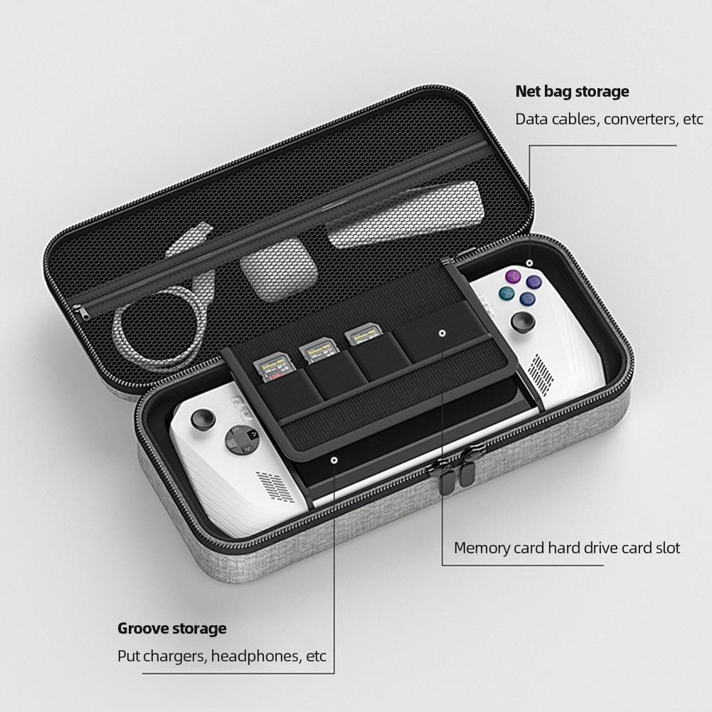 Portable Carrying Case Bag Shockproof EVA Hard Shell Bag Anti-scratch Hard Shell Carry Bag for Asus ROG Ally Console Accessories