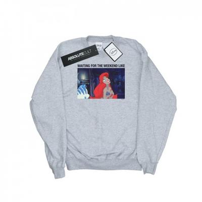 Girls The Little Mermaid Waiting For The Weekend Sweatshirt