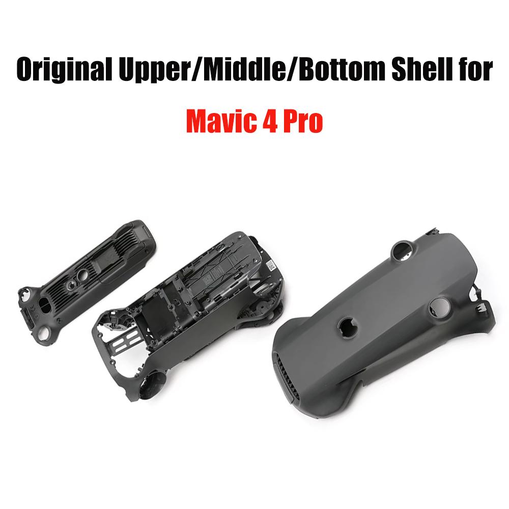 Original Upper/Middle/Bottom Shell for Mavic 4 Pro Lower / Top Cover Body Frame Replacement for Mavic 4 Pro Repair Spare Parts