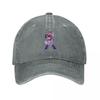 FNAF Roxanne Wolf Game Unisex Baseball Caps Security Breach Distressed Denim Caps Outdoor Activities Adjustable Fit Snapback Hat