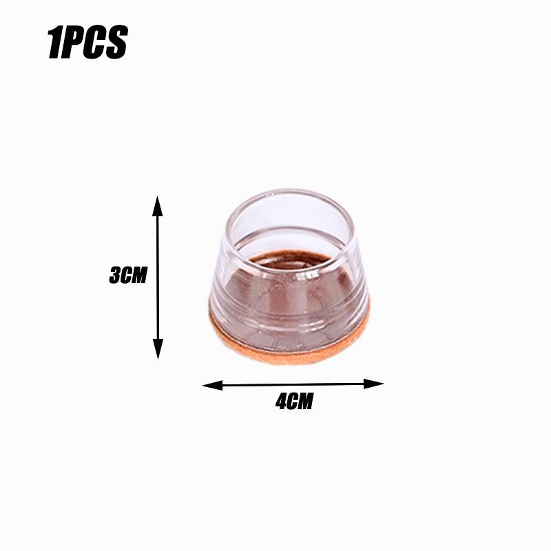 1/4 tk Toolijalg Kummist jalakatted Kaitsepadjad Libisemisvastased Mööbli Lauakatted Sisekodu jaoks Välisõue Aiakontor