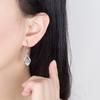 Retro Style Woman with Water Drops Earrings