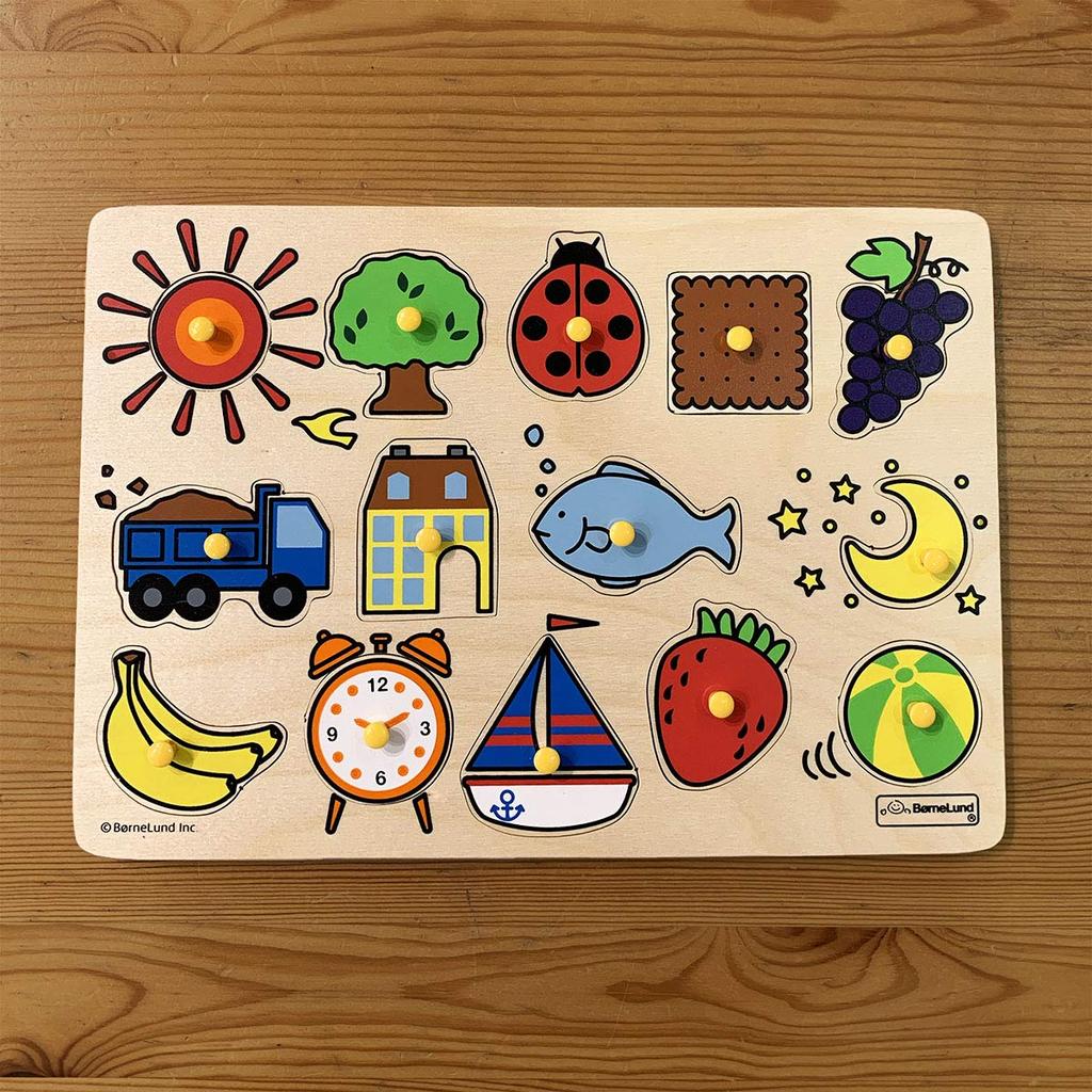 BorneLund Original Pickup Puzzle Variety [14 Pieces] Ages 2 and Up HY711910