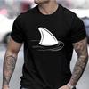 T Shirts for Men Short Sleeve Shirts for Guys Funny Graphic Tees for Shark Week Clothes Funny Shark Fashion Casual Men's Tee Top