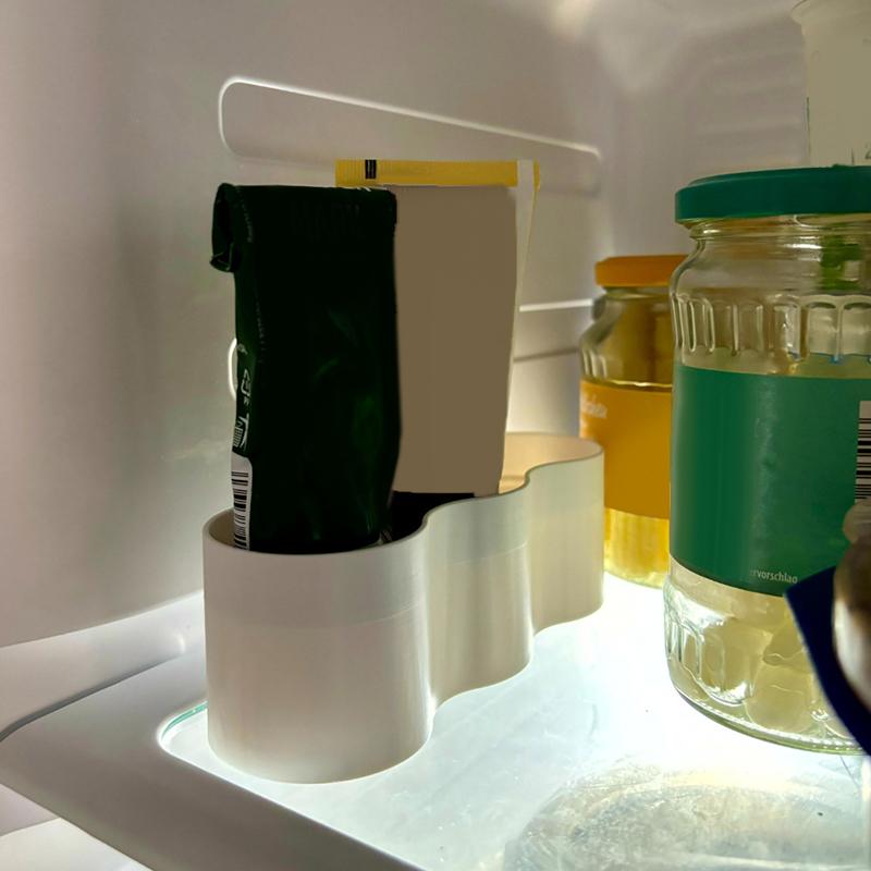 For Mustard, Mayo, Tomato Paste Etc Refrigerator Tube Storage Rack Fridge Plastic Tube Holder Storage Box Space-Saving