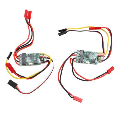 2 adet Fırçalı ESC Çift Yönlü Çift Yönlü ESC RC Model Tekne Tankı için 130 180 Fırçalı Motor