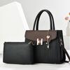 Bag Women's 2026 New Simple and Large-capacity Shoulder Messenger Bag Contrasting Color Child and Mother Portable Women's Bag