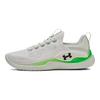 Under Armour Cushioning Slip Resistant Abrasion Resistant Low top Training Shoes Men's White Green 3026106-300