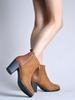 Shoetopia Womens Ankle Comfortable Boots  || Zip Platform Boots Casual & Street Style Footwear