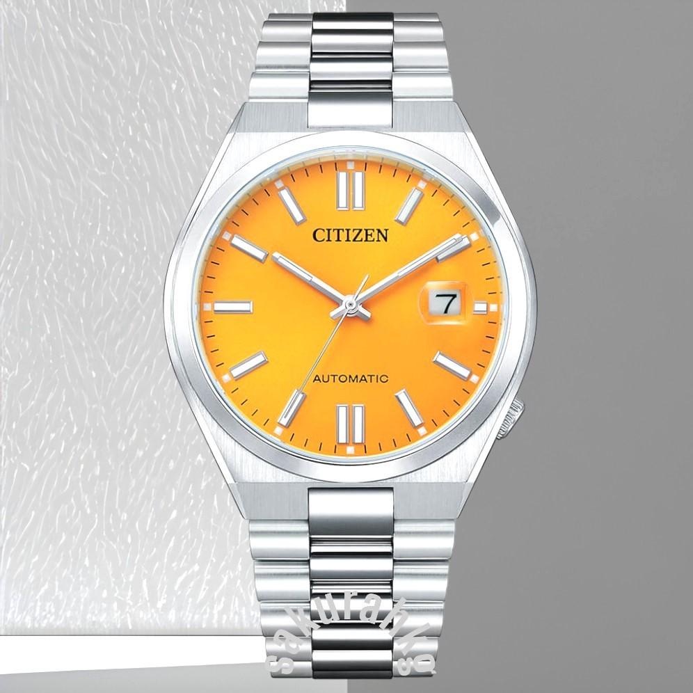 

Коллекция CITIZEN TSUYOSA NJ0150-81Z Часы с оранжевым циферблатом, сапфировым стеклом и корпусом из нержавеющей стали оранжевый