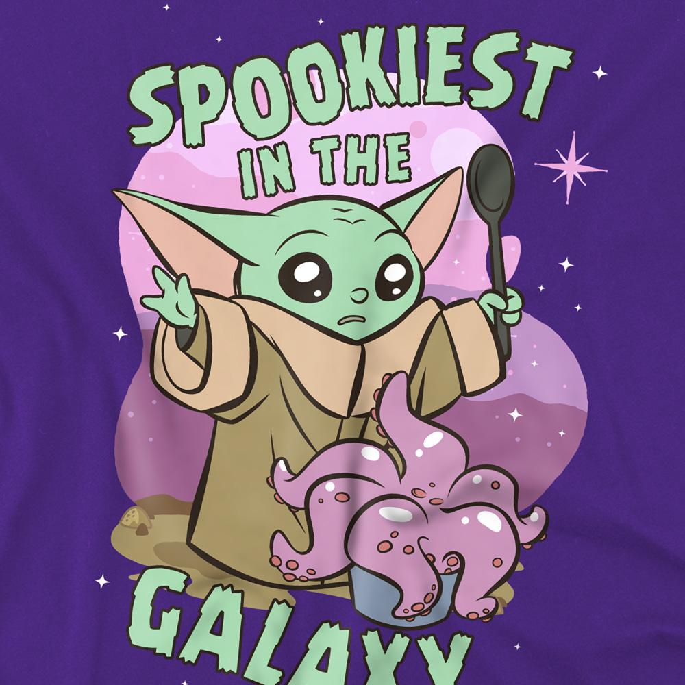 Star Wars The Mandalorian Childrens/Kids Spookiest In The Galaxy Grogu Cotton T-Shirt