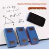 Magnetic Dual-Use Whiteboard & Chalk Duster - Washable, Easy Erase, Dust-Free Brush