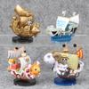 One Piece Figur Luffy Going Merry Zusammenbau Boot Modell Piratenschiff Dekoration Jungen Spielzeug Kinder Geburtstagsgeschenk THOUSAND SUNNY Kinderfreundlich Unterhaltsam Spaß