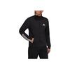 adidas Spor Gündelik Dik Yaka Erkek Ceket Siyah GV5338