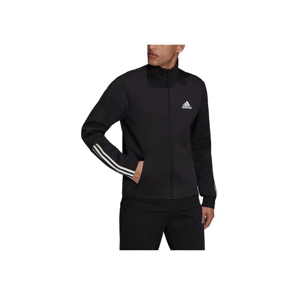 adidas Spor Gündelik Dik Yaka Erkek Ceket Siyah GV5338