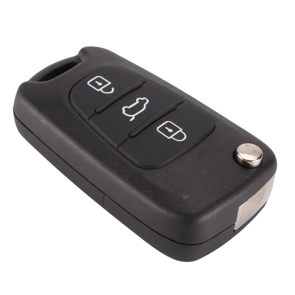 Skládací 3-tlačítkový chránič pouzdra na klíče od auta pro Hyundai I20 / IX35 / I30 Auto Kryt klíče pro Kia Ceed Picanto Sportage