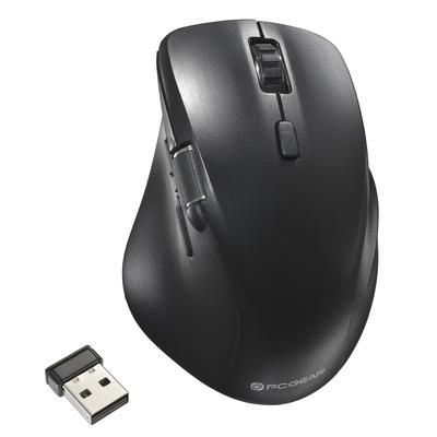 OHM PCGEAR Wireless Bluetooth Supports 3 Medium with Side Scroll K OHM Mouse, Devices, Silent, Black, Size, Button, PC-SMBWM10 01-3600