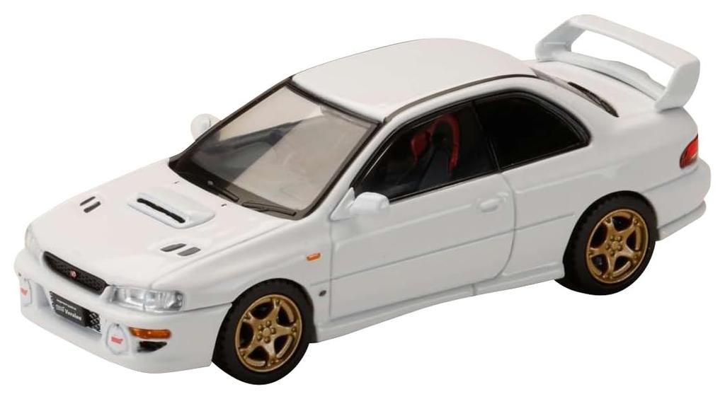 HJ64 Subaru Impreza PURE SPORTS COUPE WRX Type R STi Version VWR Type Front Bumper Pure White Finished Product HJ641079JW 1/64 (GC8)