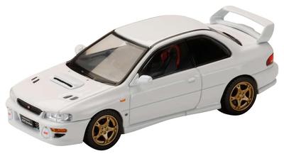 HJ64 Subaru Impreza PURE SPORTS COUPE WRX type R STi Version VWR Tips Priekšējais buferis Tīri balts Pabeigts produkts HJ641079JW 1/64 (GC8)