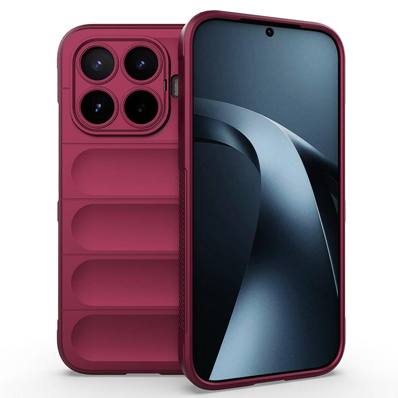 KEYSION Heavy Duty Shockproof Matte Phone Case for Xiaomi 17T Pro 5G Anti-skid Soft Silicone Phone Back Cover for Xiaomi 17T 5G