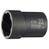 TONE Tornado 22mm Width Socket, 4TR-22, 12.7mm (1/2") Drive,