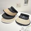 Summer Sun Protection UV Hollow Top Straw Hat for Women's Travel and Vacation Big Edge Sunshade Sun Hat
