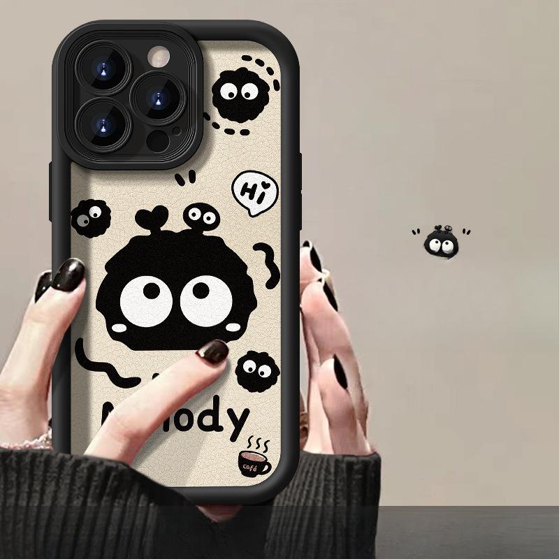 Applicable To Apple 15promax Mobile Phone Case IPhone 14/13 Briquette Doll 12/11 Lambskin 7plus Soft