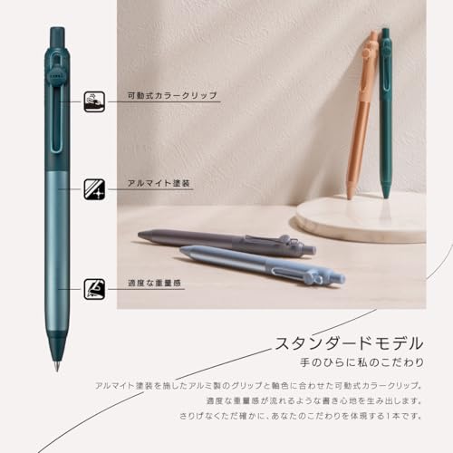 Mitsubishi Pencil Water-based Ballpoint Pen Uniball ZENTO Flow 0.38 Fluorite UBNZF38.8